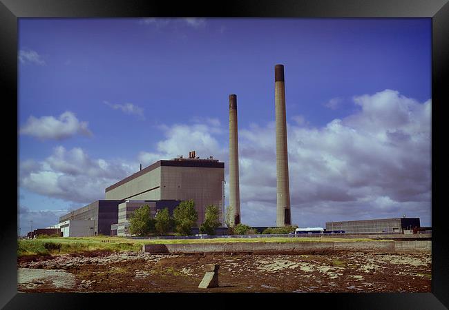  Cockenzie Power Station, East Lothian, Scotland Framed Print by Ann McGrath