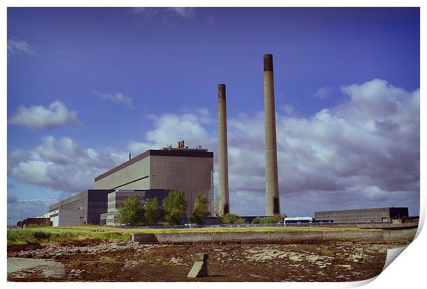  Cockenzie Power Station, East Lothian, Scotland Print by Ann McGrath
