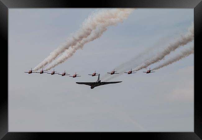 Avro Vulcan Farewell Framed Print by J Biggadike