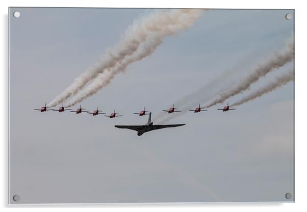 Avro Vulcan Farewell Acrylic by J Biggadike