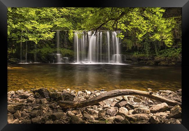 Sgwd Ddwli Uchaf, Brecon Waterfalls Framed Print by Dean Merry