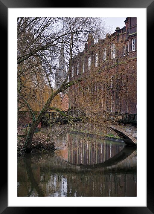 Bridge over River Waveney Framed Mounted Print by Stephen Mole