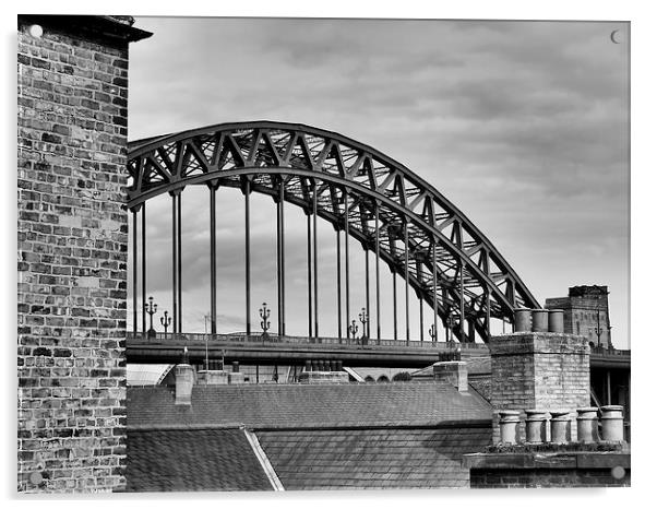  Tyne Bridge View Acrylic by Alexander Perry