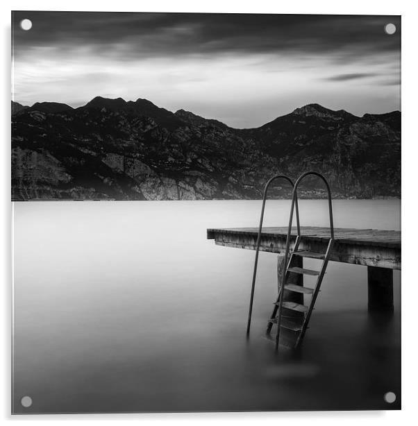  Lake Garda Acrylic by andrew bagley