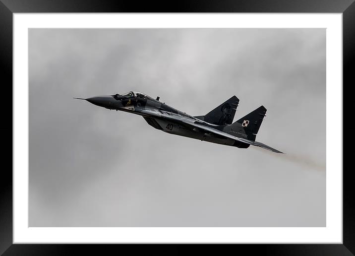 Cold War Fighter  Framed Mounted Print by J Biggadike