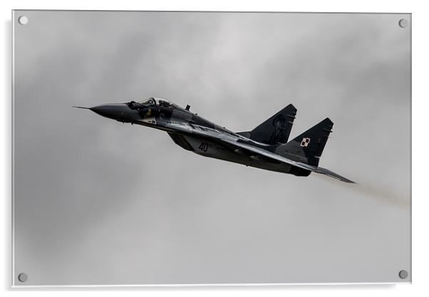 Cold War Fighter  Acrylic by J Biggadike