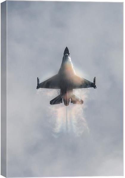 Belgian F16 Technicolour Canvas Print by J Biggadike