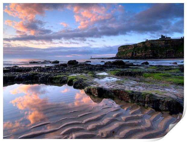  king Edwards Bay, Tynemouth Print by Alexander Perry