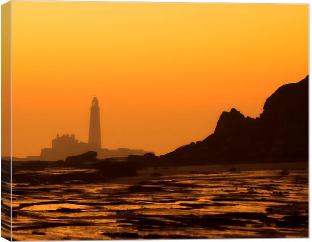  St Marys Sunrise Canvas Print by Alexander Perry