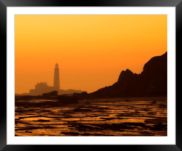  St Marys Sunrise Framed Mounted Print by Alexander Perry