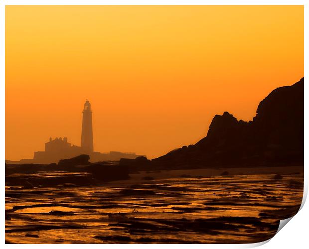 St Marys Sunrise Print by Alexander Perry
