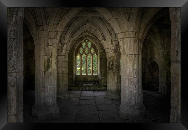 Valle Crucis Abbey HDR Framed Print by Rob Lester