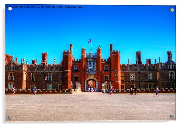 Hampton Court Acrylic by Chris Day