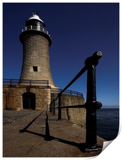  Tynemouth Pier Print by Alexander Perry