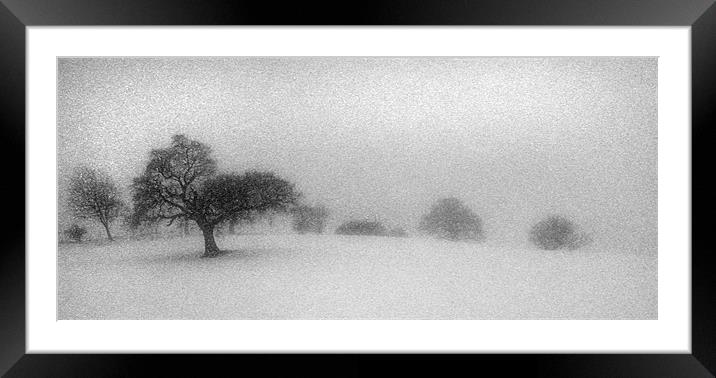 A Winters Scene Framed Mounted Print by Mike Sherman Photog