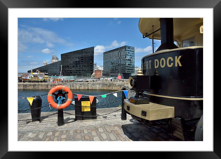  Albert Docks and Views Of Liverpool Framed Mounted Print by Gary Kenyon