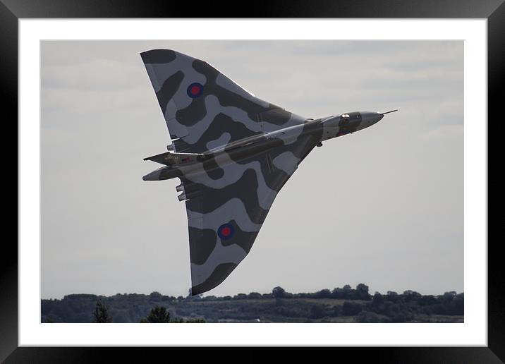  Incredible Vulcan Take off RIAT 2015 Framed Mounted Print by Oxon Images