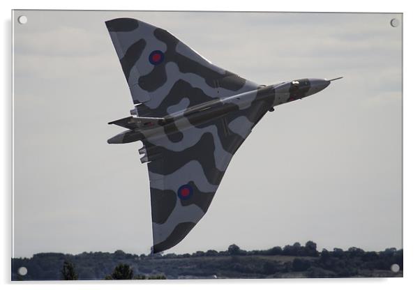  Incredible Vulcan Take off RIAT 2015 Acrylic by Oxon Images