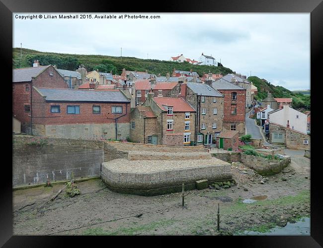  Staithes Harbour, Framed Print by Lilian Marshall