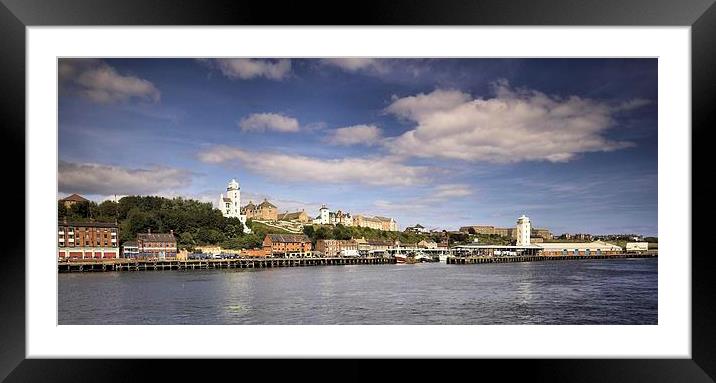  North Shields Fish Quay Framed Mounted Print by Alexander Perry