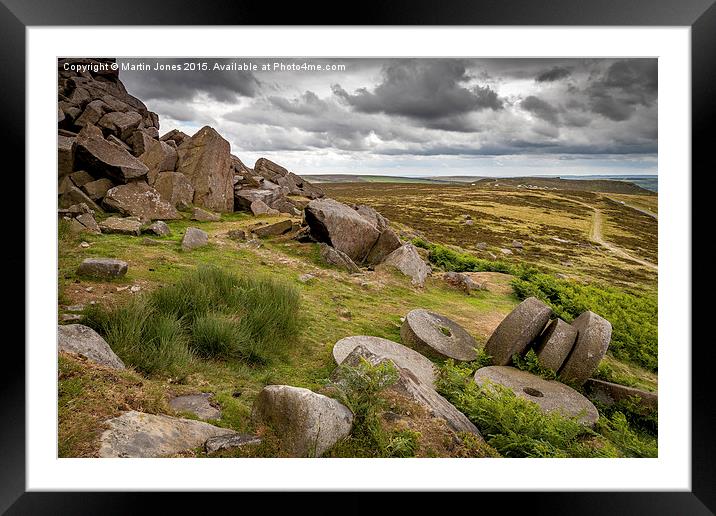  Mill Stones of Stanedge Framed Mounted Print by K7 Photography