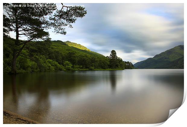 Loch Eck at Jubilee Viewpoint Print by Jane Braat