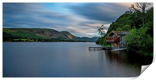 Dukes Boathouse Print by Roger Green
