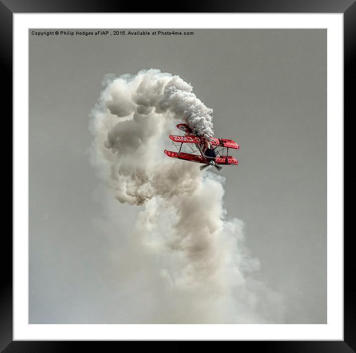 Pitts Special S-2S Framed Mounted Print by Philip Hodges aFIAP ,