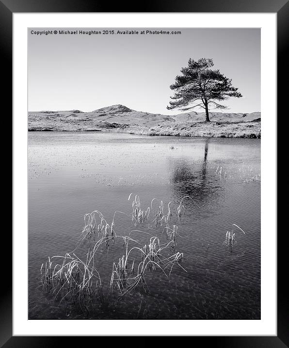 Kelly Hall Tarn Framed Mounted Print by Michael Houghton