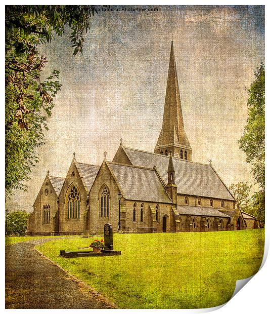  Christ Church, Healey  Print by Fine art by Rina