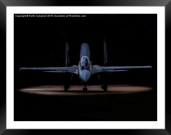  Indian Air Force SU30 MKI Framed Mounted Print by Keith Campbell