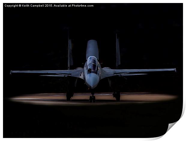  Indian Air Force SU30 MKI Print by Keith Campbell