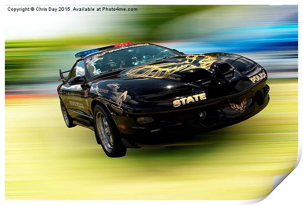 Pontiac Firebird Trans AM Print by Chris Day