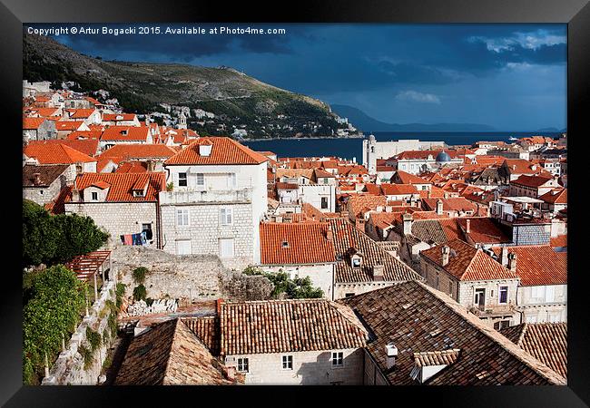 Old City of Dubrovnik Framed Print by Artur Bogacki