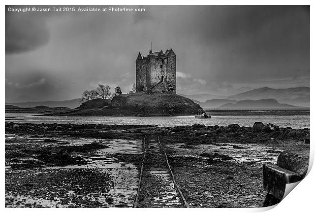  Castle Stalker Print by Jason Tait