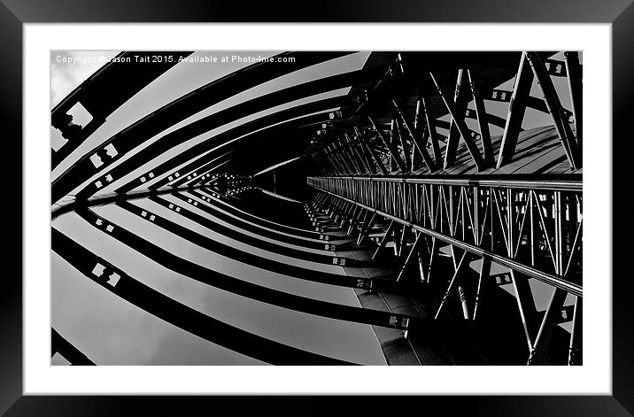 Looking Up Framed Mounted Print by Jason Tait