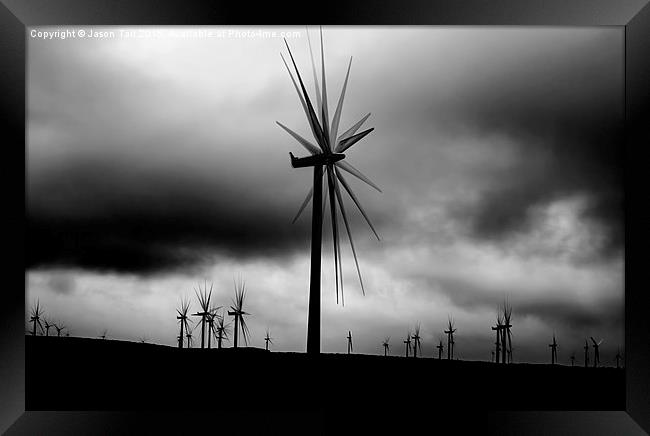 Wind Farm Framed Print by Jason Tait