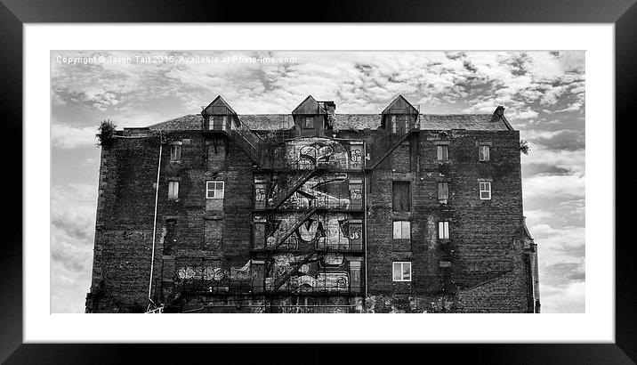 Glasgow Building Framed Mounted Print by Jason Tait