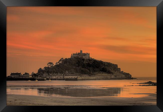 St Michaels Mount Framed Print by allen martin