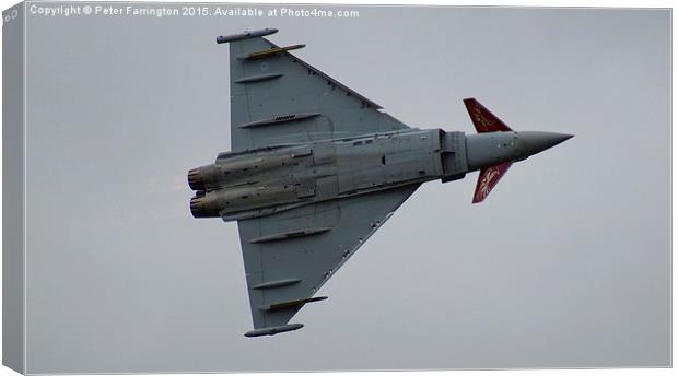  Typhoon Turn Canvas Print by Peter Farrington