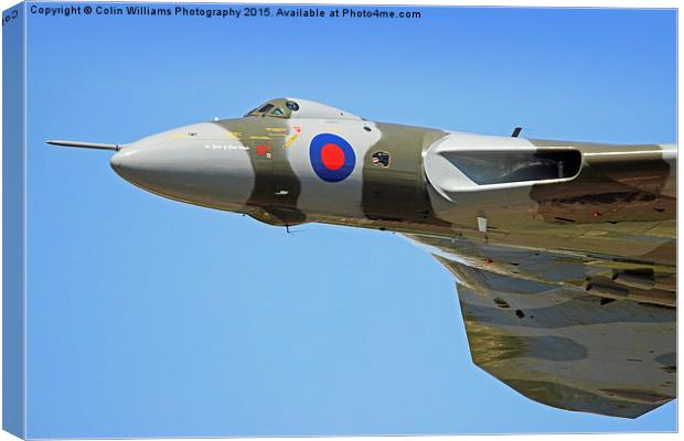  Avro Vulcan RIAT 2015 Canvas Print by Colin Williams Photography