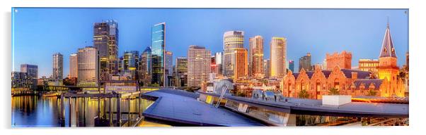  Sydney Panorama Acrylic by peter tachauer