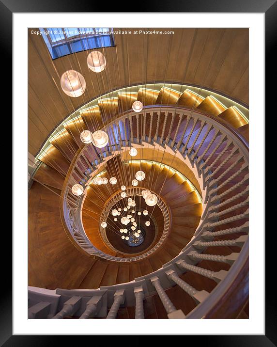  The Spiral Stairs Framed Mounted Print by James Rowland