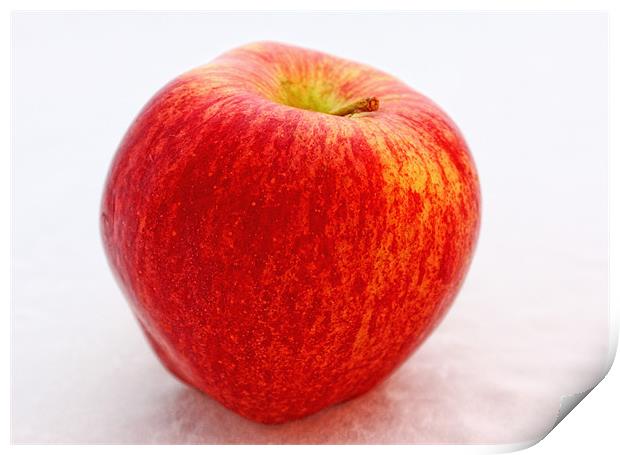 Red Apple Print by Paul Piciu-Horvat