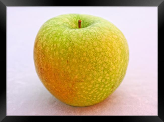 Green Apple Framed Print by Paul Piciu-Horvat