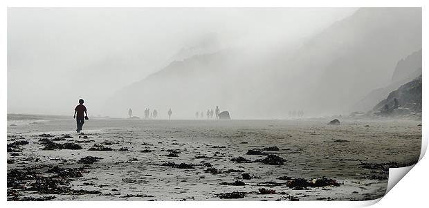 Into the Mist Print by john joyce