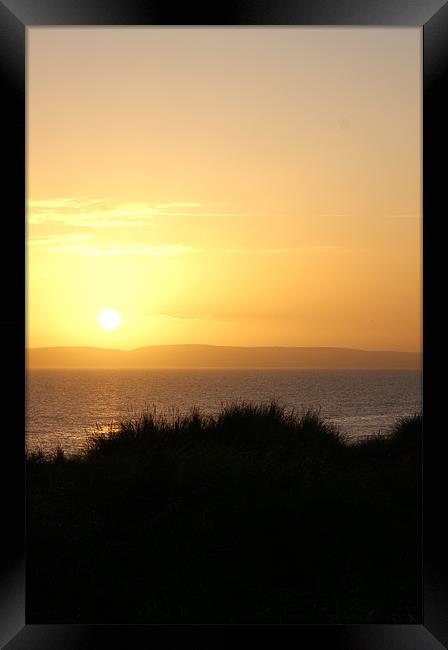 Sunset Over Bournemouth 2 Framed Print by Steven Day