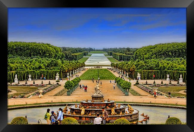 Versailles Gardens Framed Print by Paul Piciu-Horvat