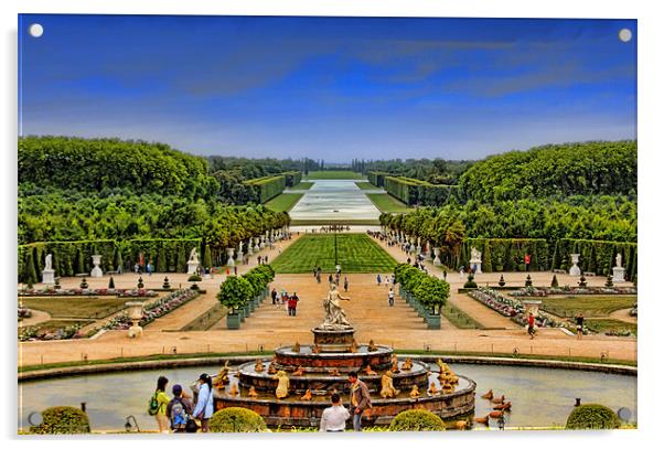 Versailles Gardens Acrylic by Paul Piciu-Horvat