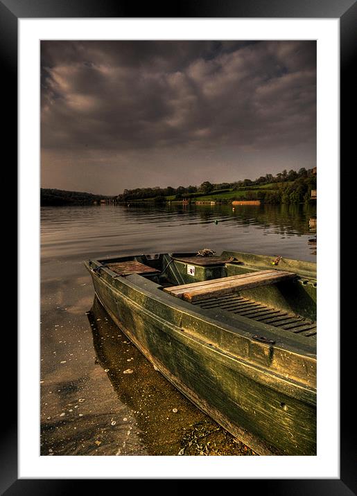 Boat Framed Mounted Print by Eddie Howland